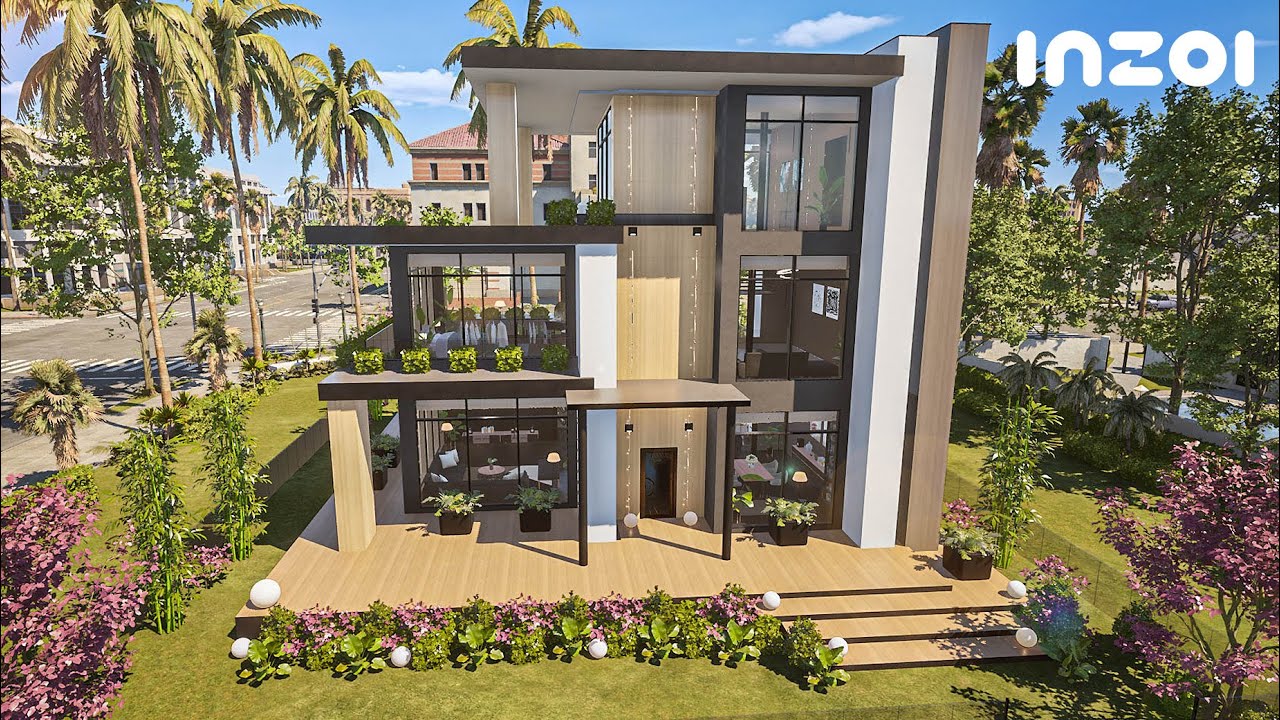 Modern Beach House | InZOI | Speed Build