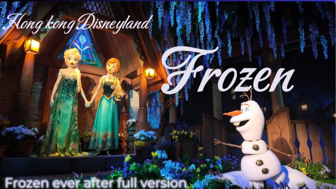 [4K 풀영상] 겨울왕국 FROZEN 탑승체험｜홍콩 디즈니랜드 라이딩 몰입감 100%