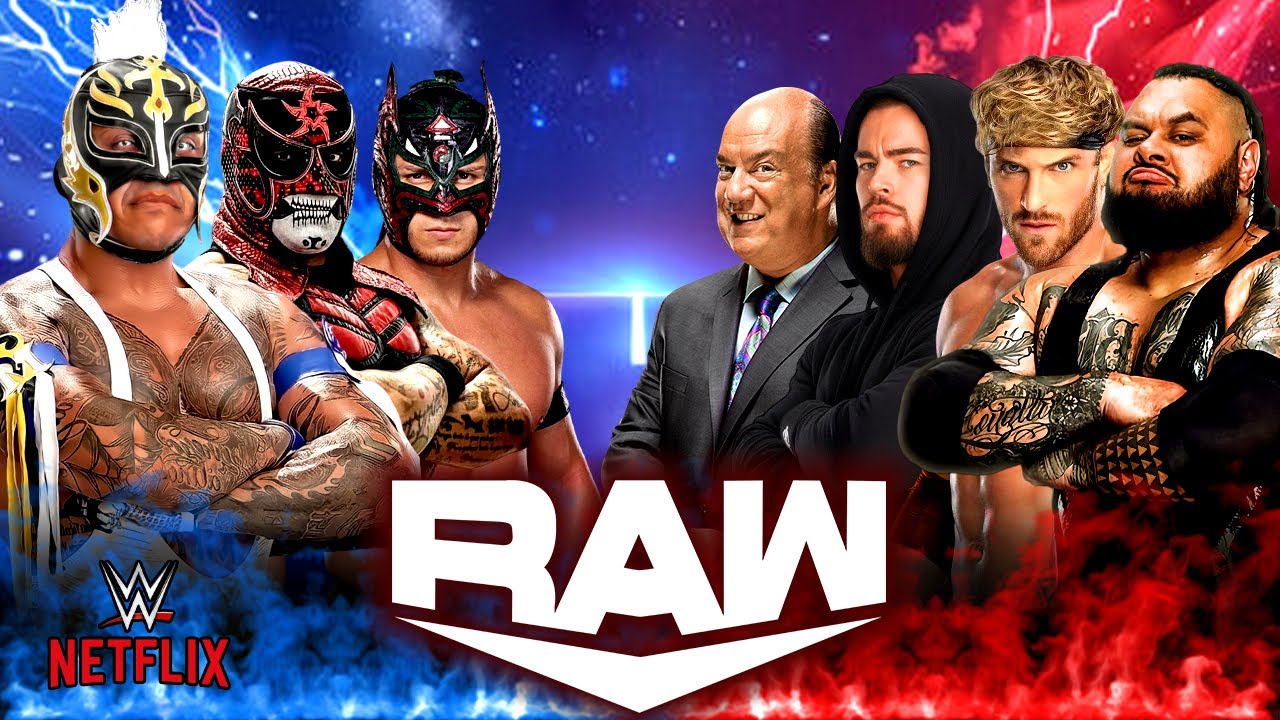 WWE Rey Mysterio Penta & Dragon Lee vs The Vision with Paul Heyman - 29-Jan-2026
