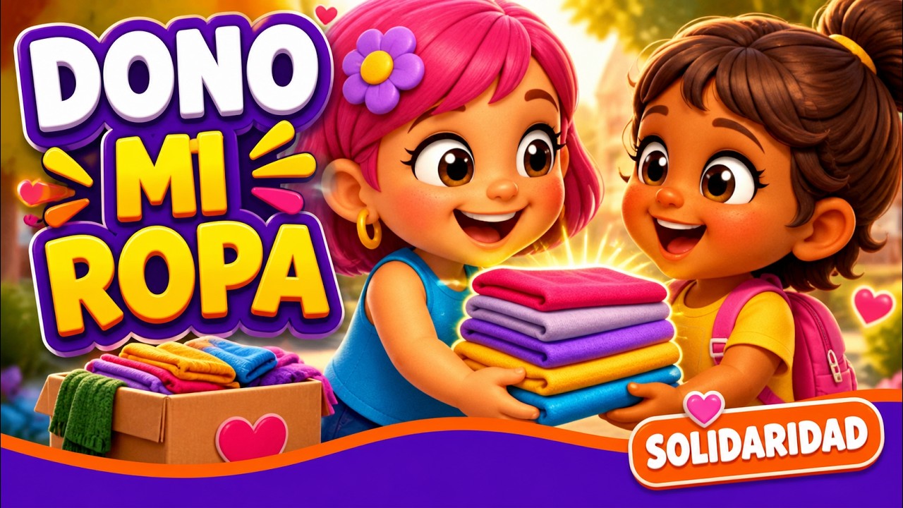 Dono Mi Ropa - Una canción sobre solidaridad - CANTA BONITO Kids