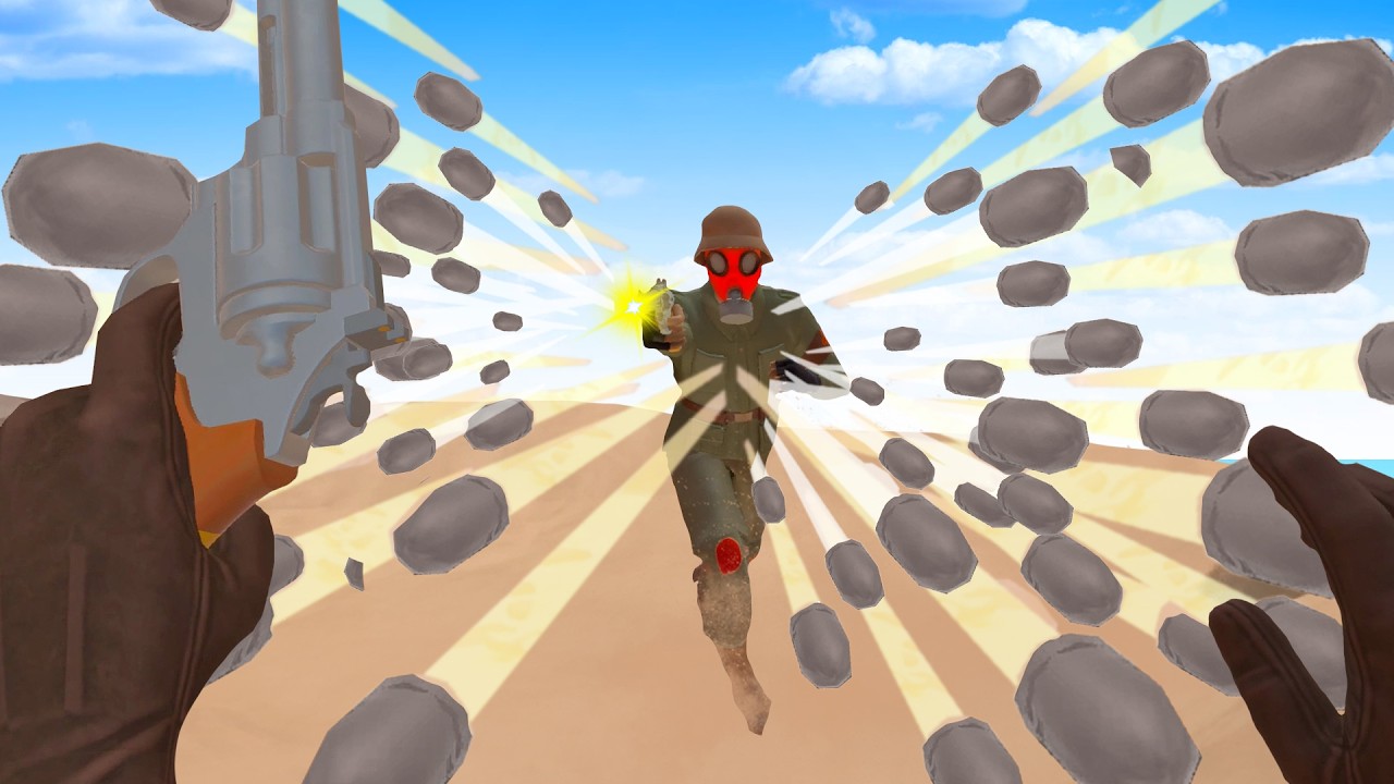 this VR game only moves when you do...