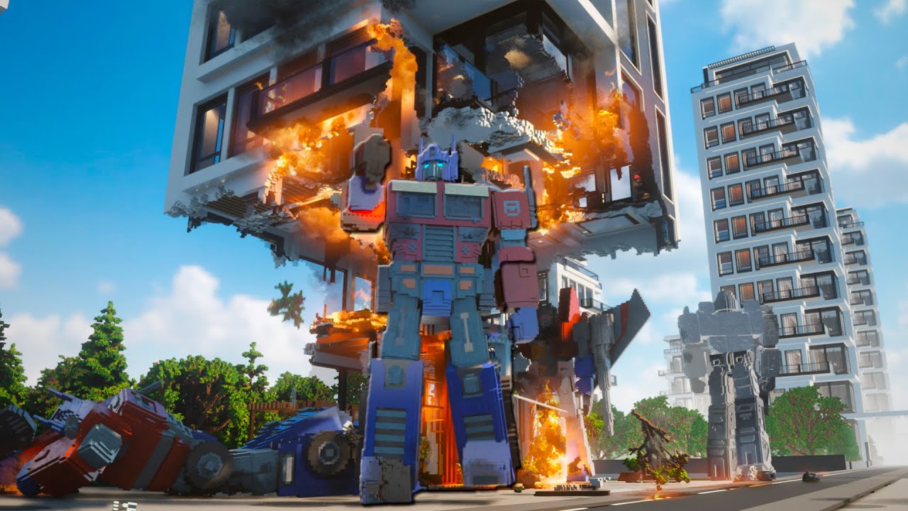 Guided missiles against Transformers that attacked the Apartments Mega Teardown