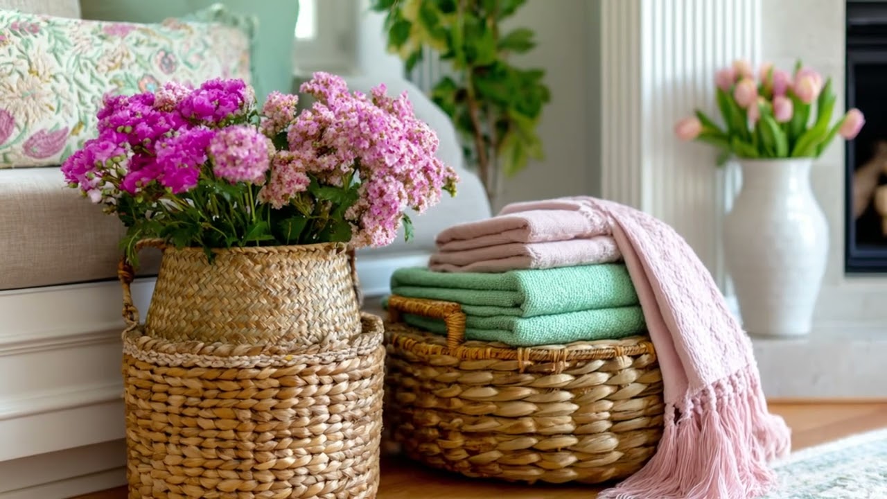 Spring Fireplace Styling Ideas to Transition Your Living Room from Winter to Spring!