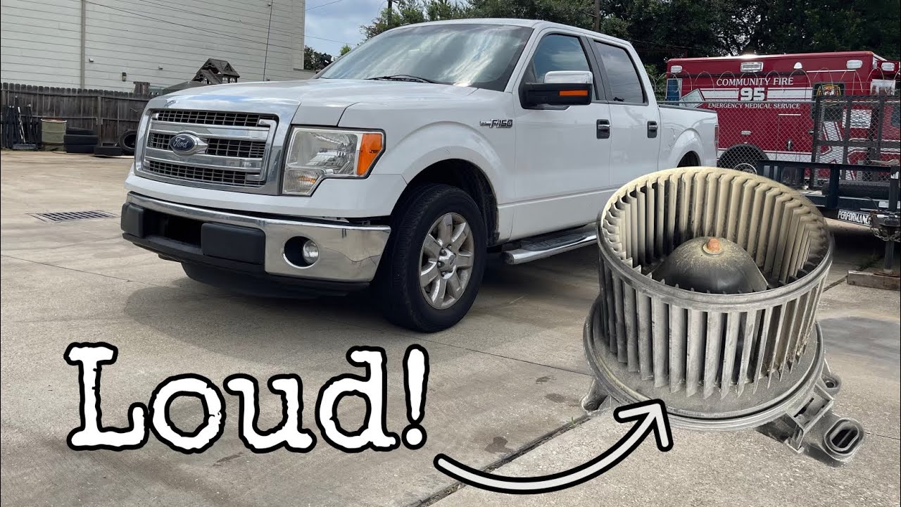 Ремонт/замена шумного мотора вентилятора Ford F-150 2013 года