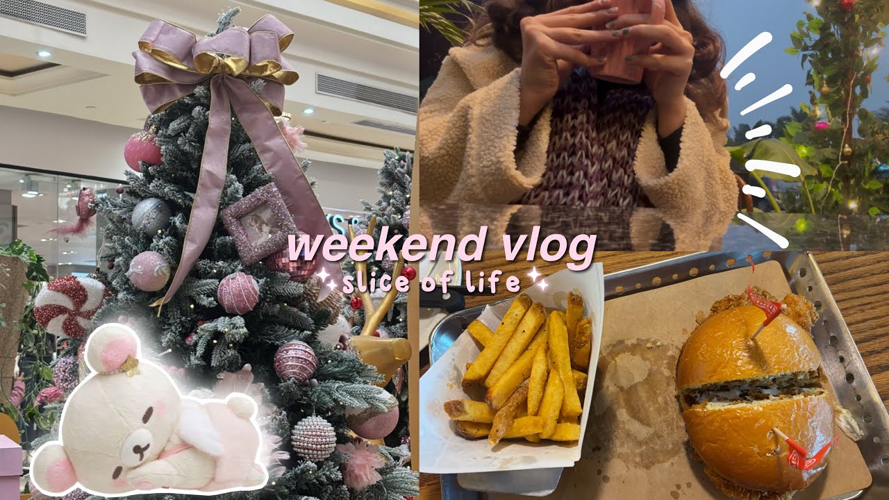 weekend vlog🧸☁️: shopping, lots of food, city vibes, slice of life 