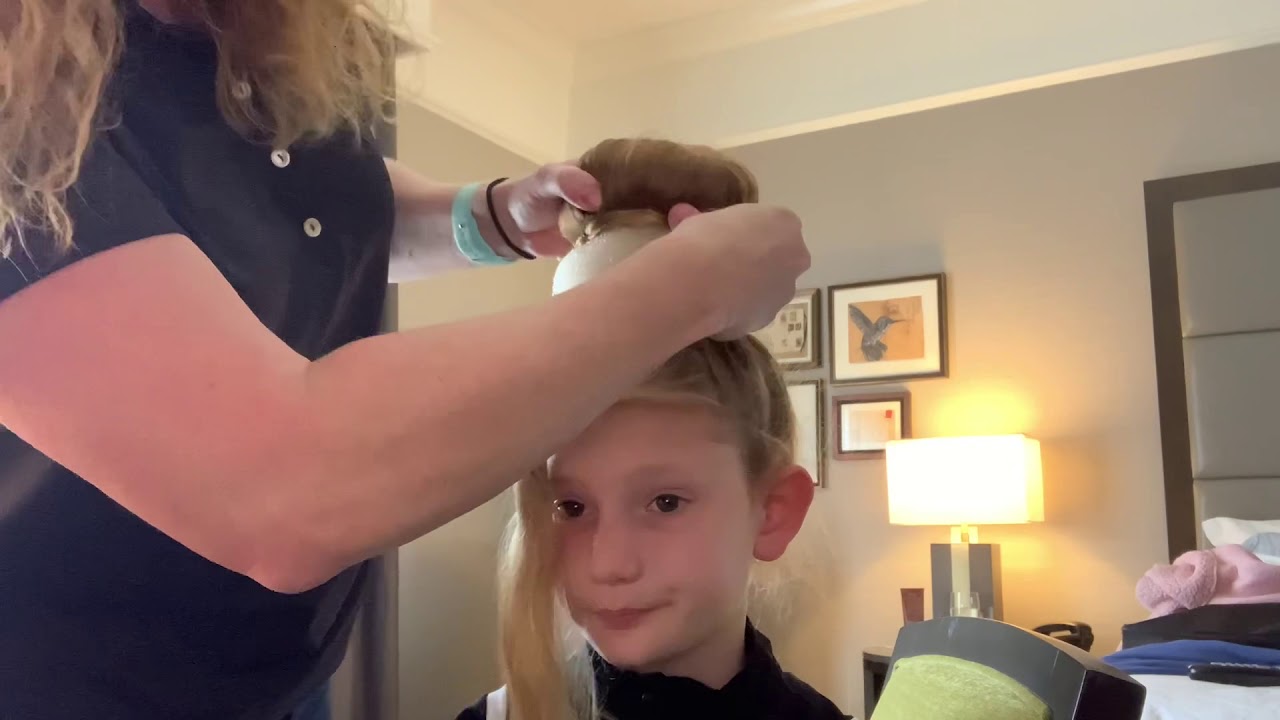 Irish Dance Bun Wig Tutorial