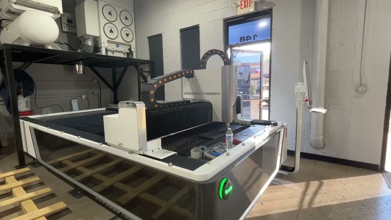 Bodor A3 3kw Plate laser cutting machine video in Mesa, Arizona