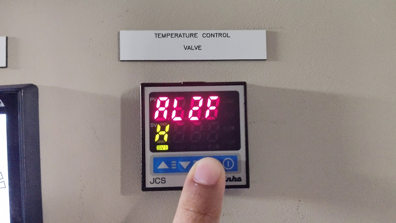 Setting JCS Shinko Temperature Control