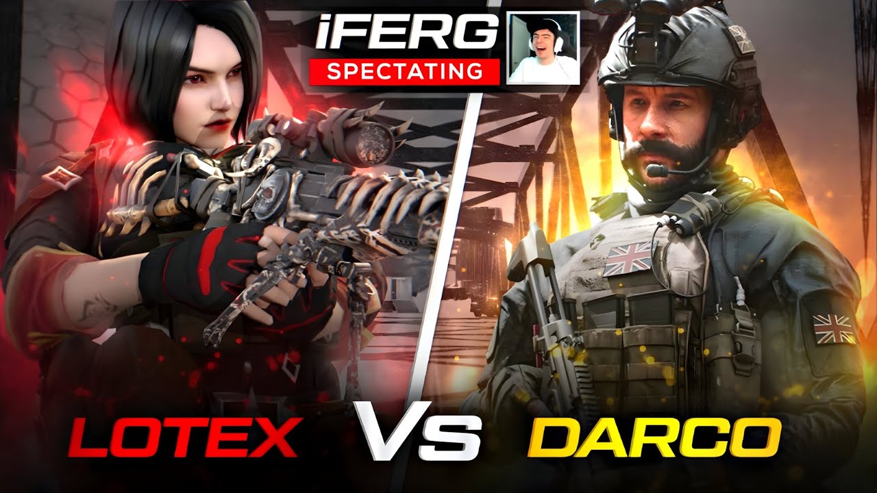 Lotex vs Darco 1v1….. iFerg Reacts | CODM