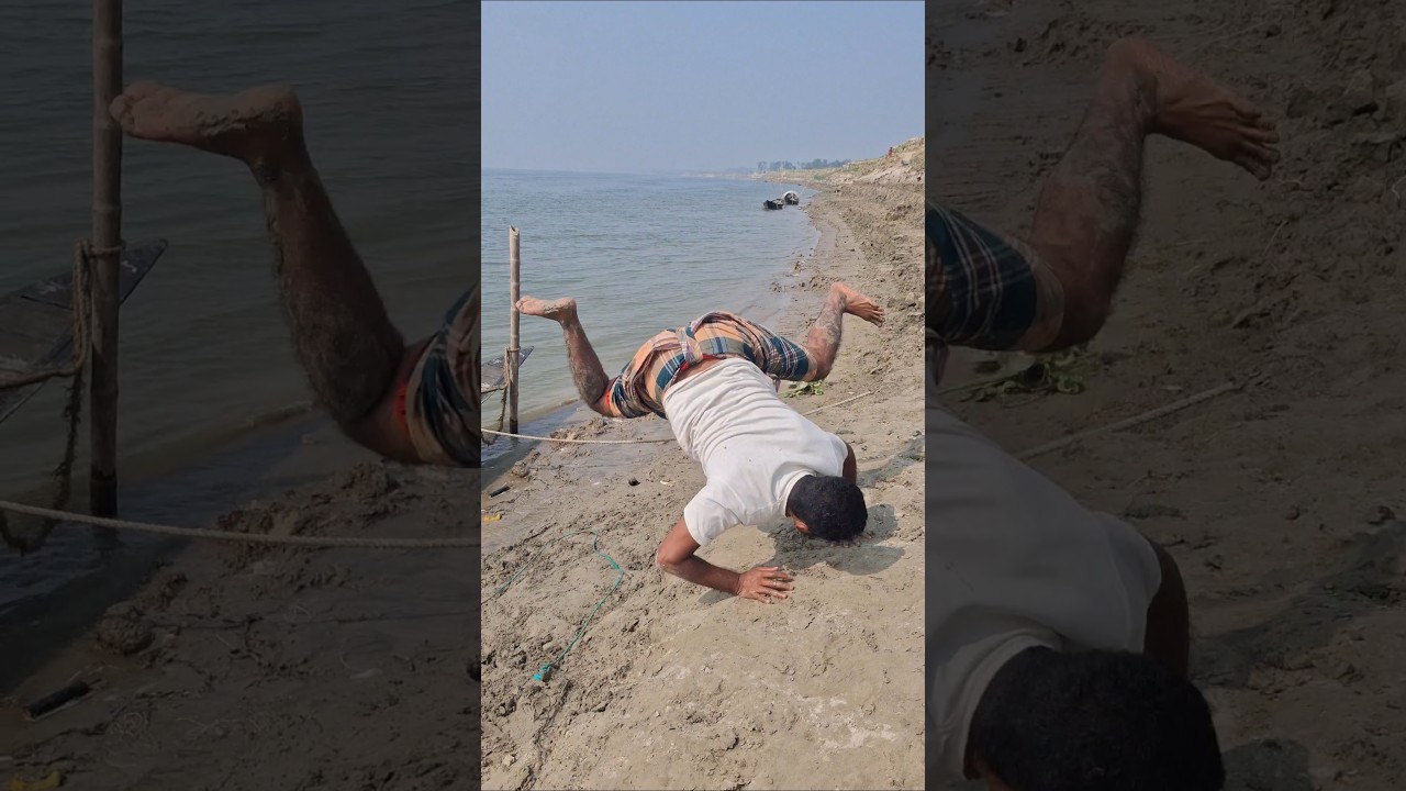 Catching Fish In Muddy River Using Fresh Bait #fishing #fish #baitfishing