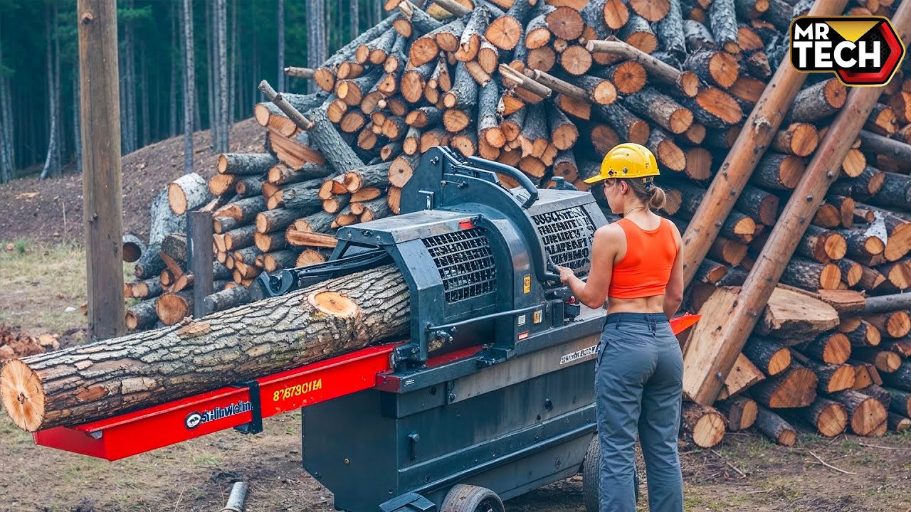 30 Mind-Blowing Firewood Processing Machines in Action! | Homemade Modern Chainsaw Machines #30