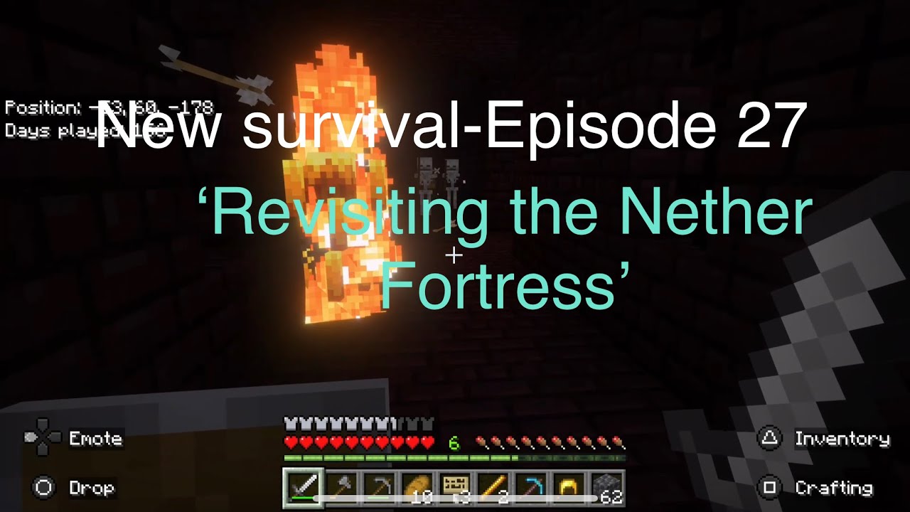 New survival-Episode 27 ‘Revisiting the Nether Fortress’ #jackdb504 