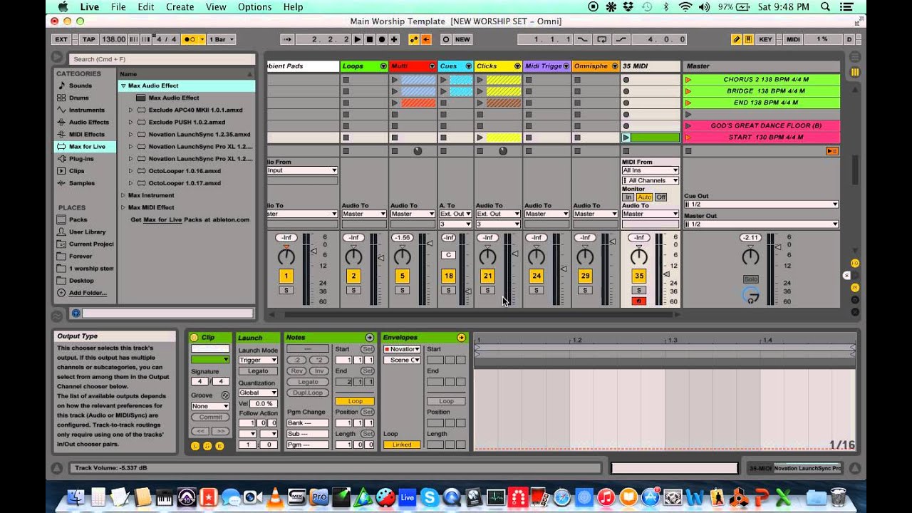Complete Flow in Worship with Ableton Live Tracks