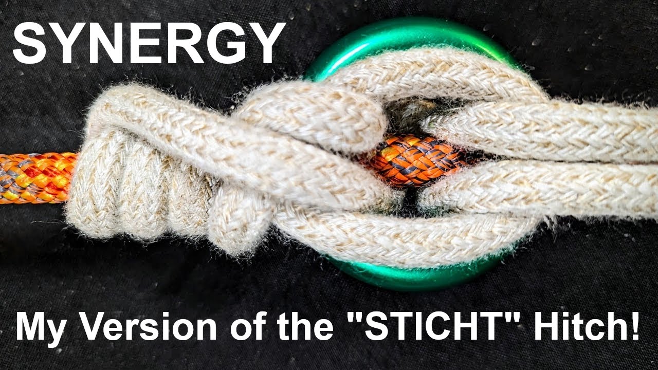 SYNERGY Friction Hitch: My Version of the STICHT Hitch for Arborists & Tree Climbers!