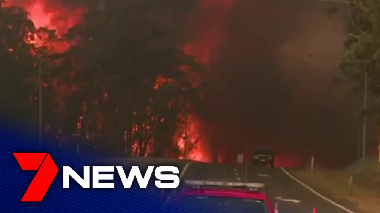 NSW South Coast, from Nowra to Victorian border, bushfire emergency | 7NEWS