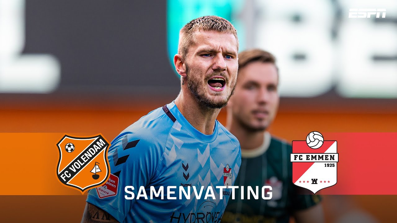 🟥 RODE KAART en PENALTY in Volendam! 💔 | Samenvatting FC Volendam - FC Emmen