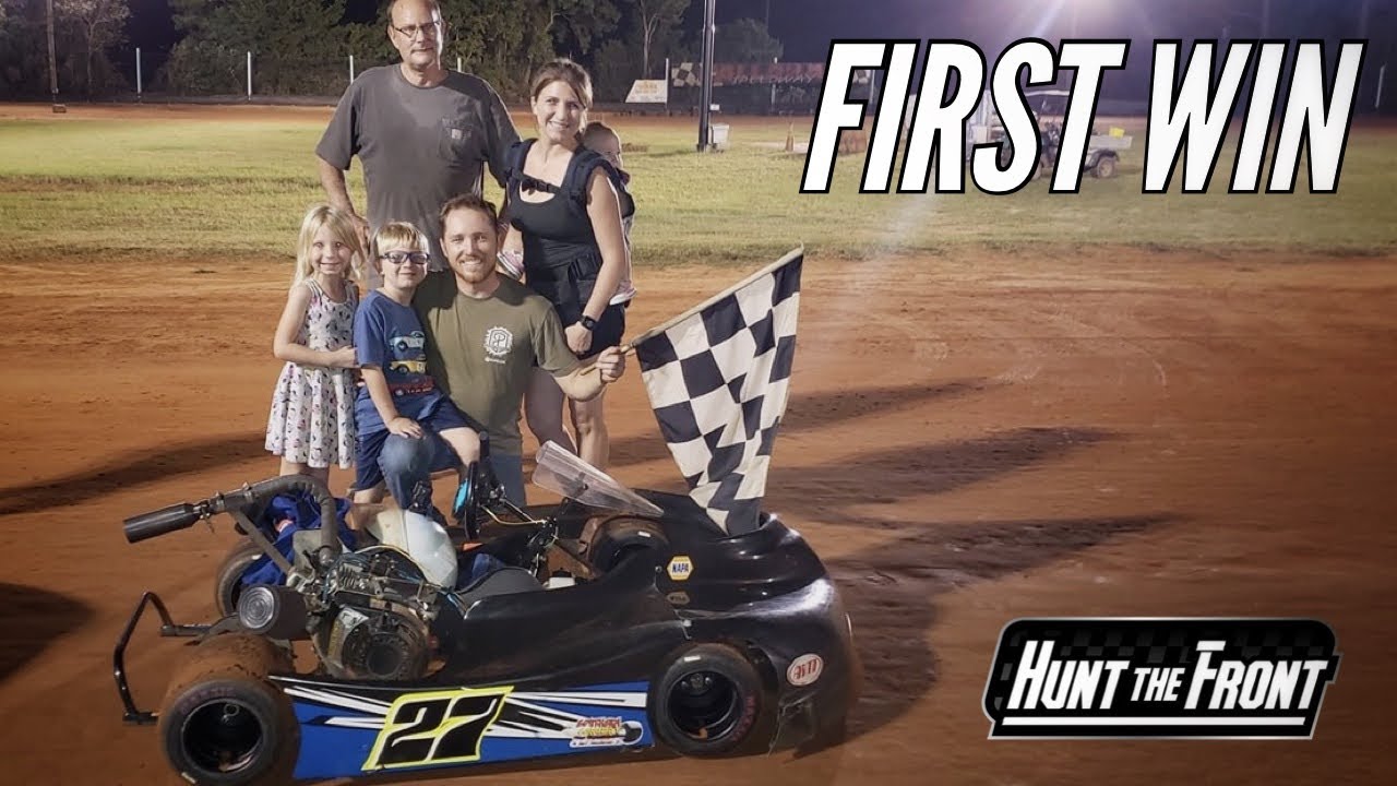 Our Go Kart Racer Won His First Race At Callahan Speedway
