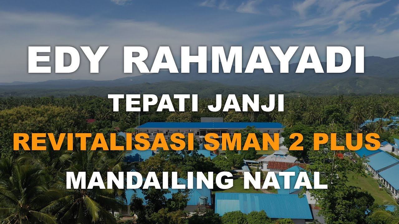Dulu Porak Poranda Karena Banjir, Edy Rahmayadi Tepati Janji, Resmikan Gedung Baru SMAN2 Plus Madina