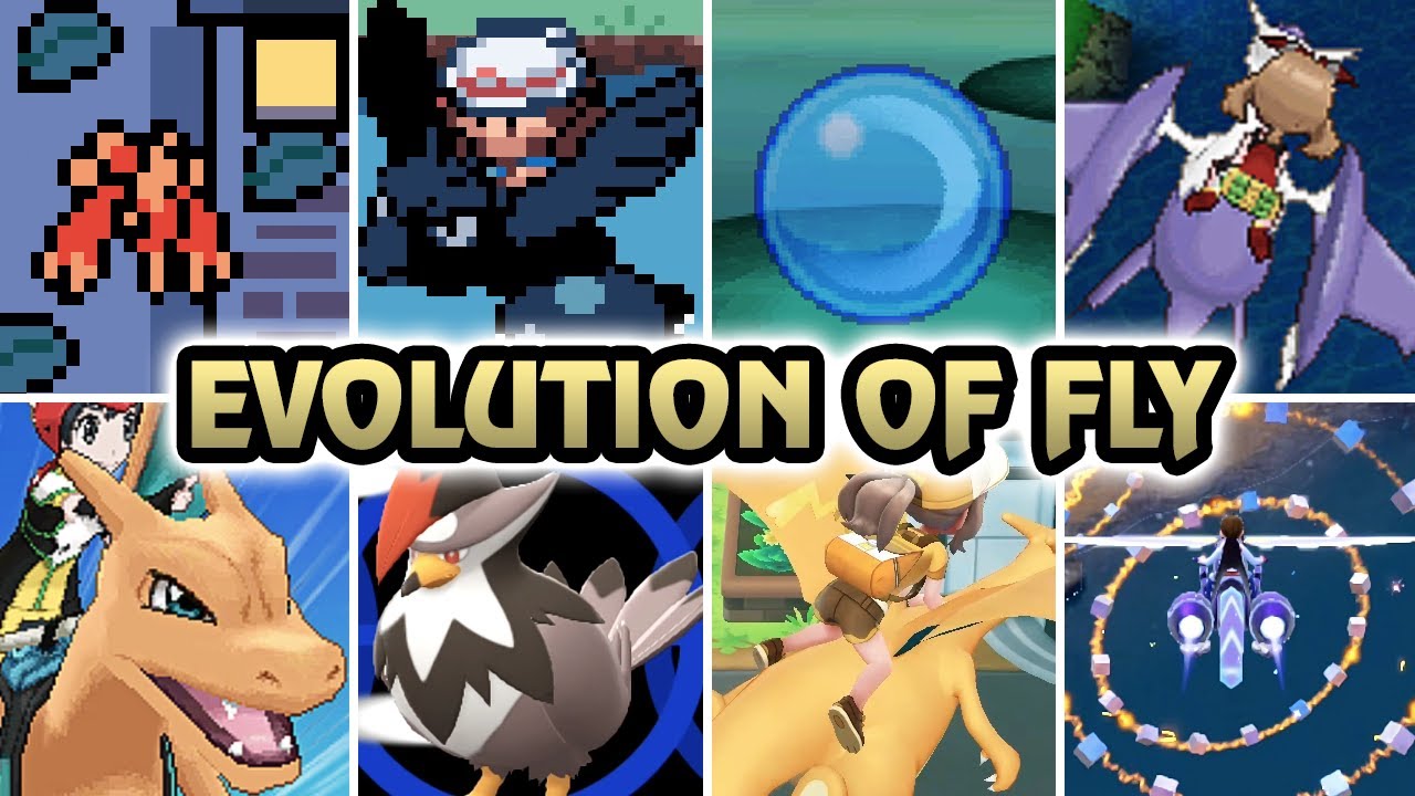 Evolution of Using Fly in Pokémon (1996 - 2024)