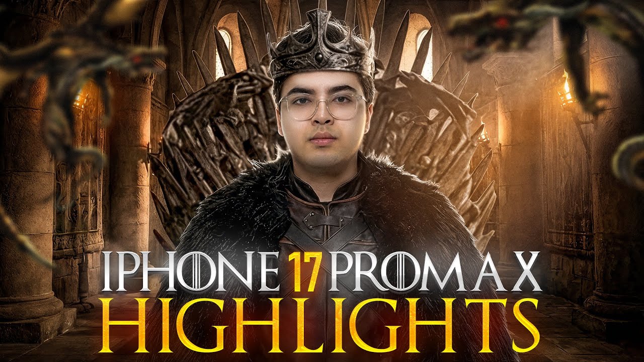 İPhone 17 pro max Highlights 🔥 اولین هایلایت با آیفون ۱۷ پرو مکس