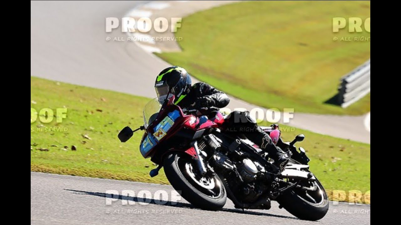 Getting coaching from Rob at Barber raceway SV650