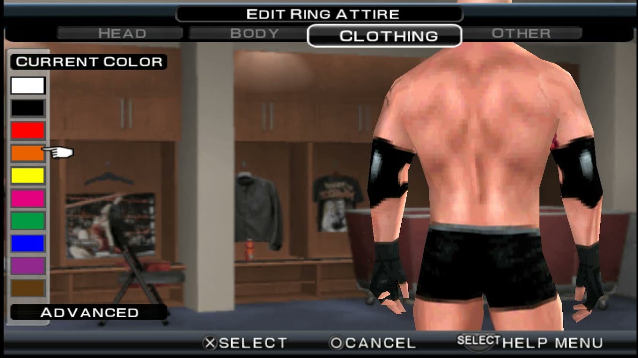 WWE SVR 2011 create Goldberg (PSP)
