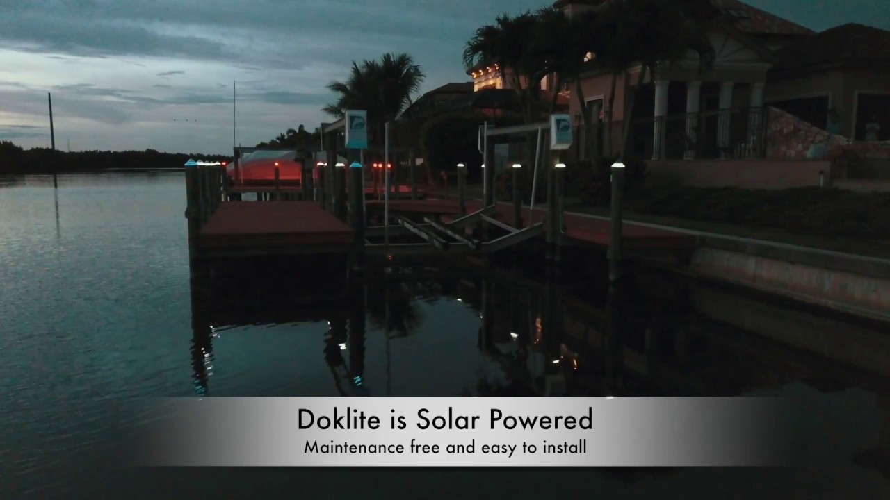 Dock Light Solar Piling Cap 