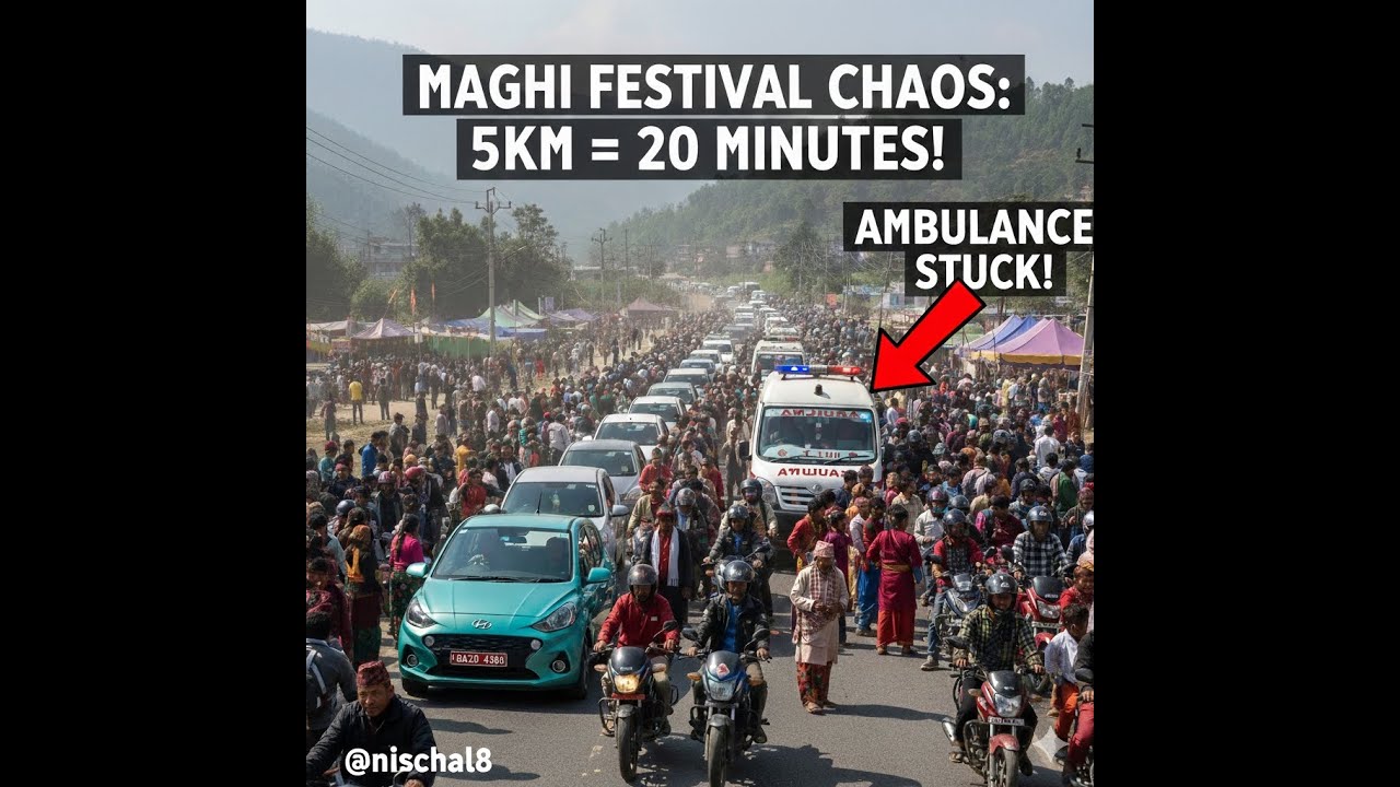 Even Ambulances Can't Pass! 🚨 The Worst Traffic Jam in Nepal Right Now Tikauli jungle