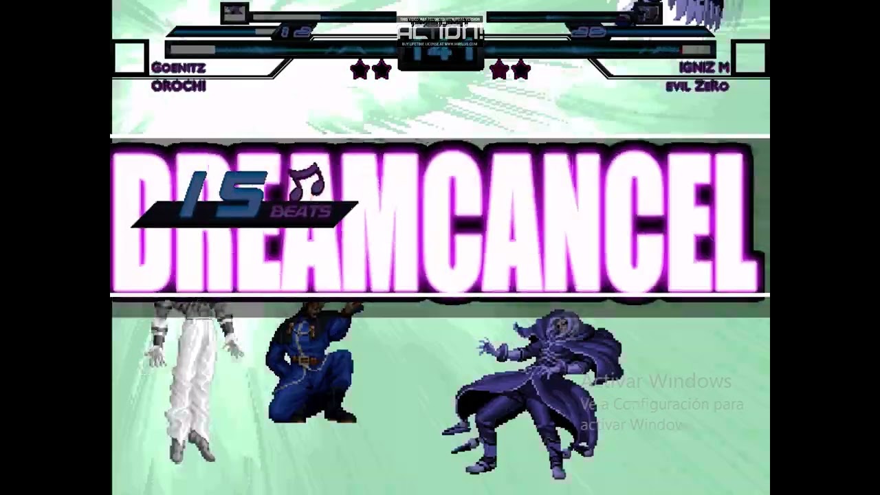 Goenitz & Orochi UM VS Igniz M & Evil Zero