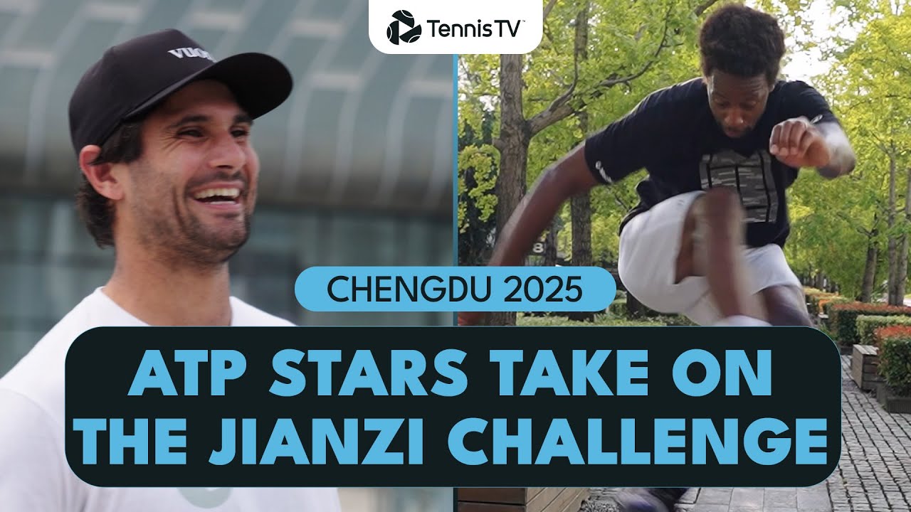 ATP Stars Face The Jianzi Challenge in Chengdu 🤝🏸
