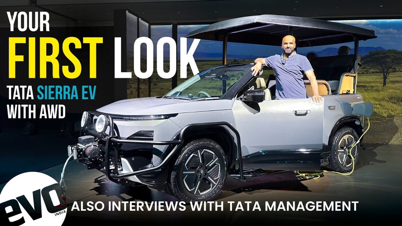 Tata Sierra EV comes with a 500+km range | First look | evo India