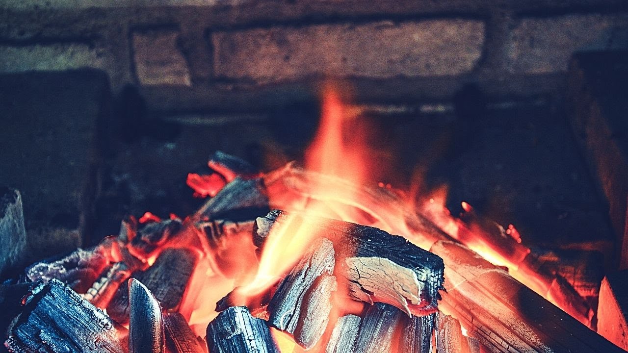 NEW!!! Relaxing Fireplace Sounds - Burning Fireplace & Crackling Fire Sounds