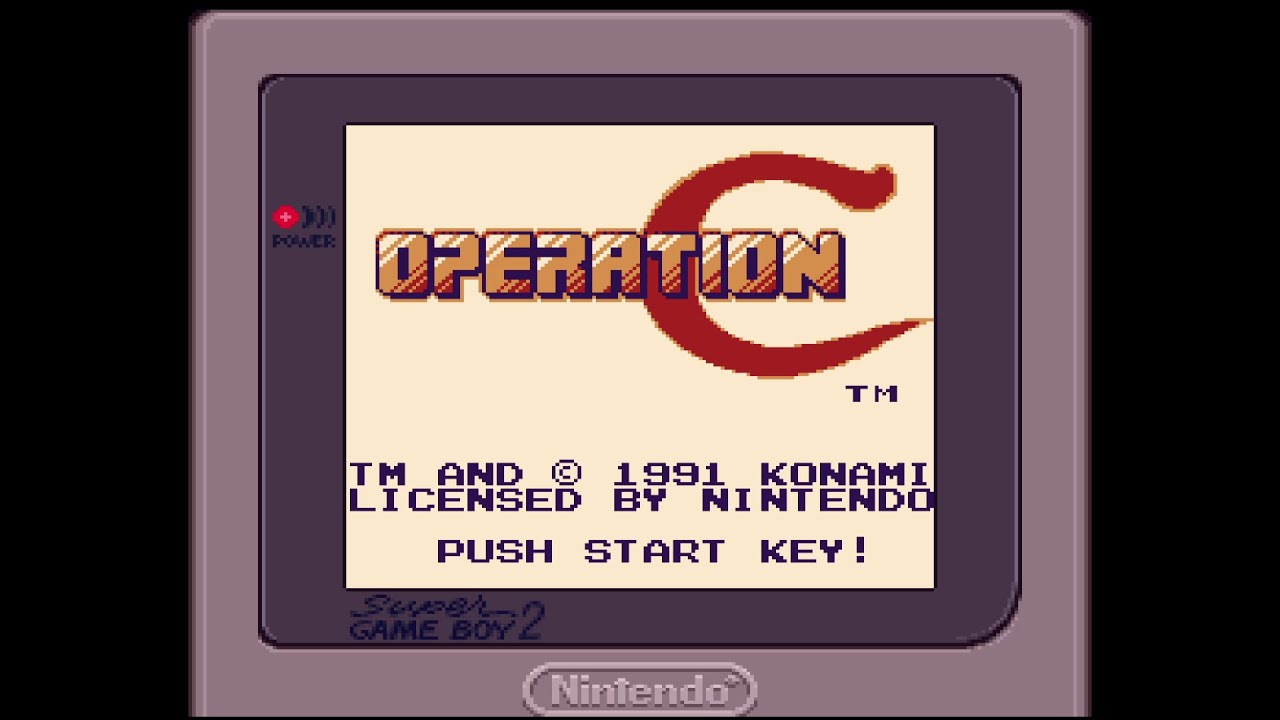 (GameBoy) Operation C - Completed No Deaths on 