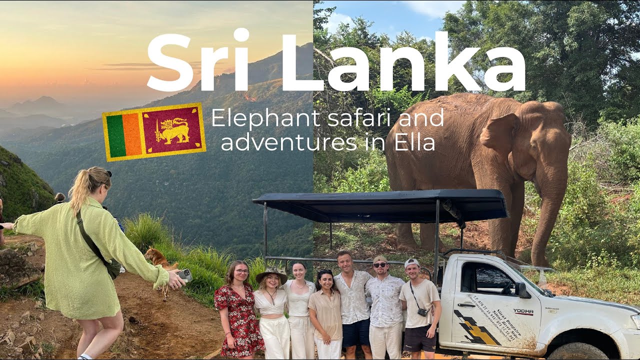 SRI LANKA VLOG | Elephant Safari & Adventures in Ella 🐘⛰️