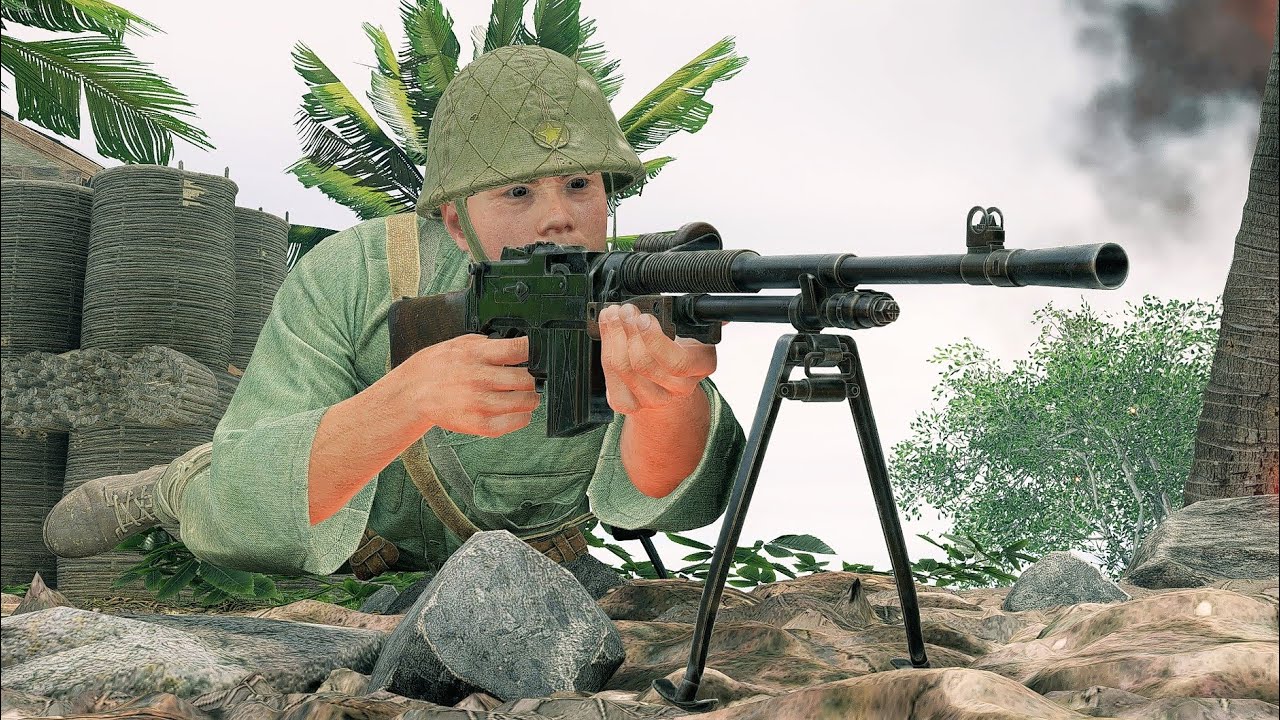 Enlisted Gameplay - Japanese Forces VS U.S Forces - Alligator Creek - Pacific War