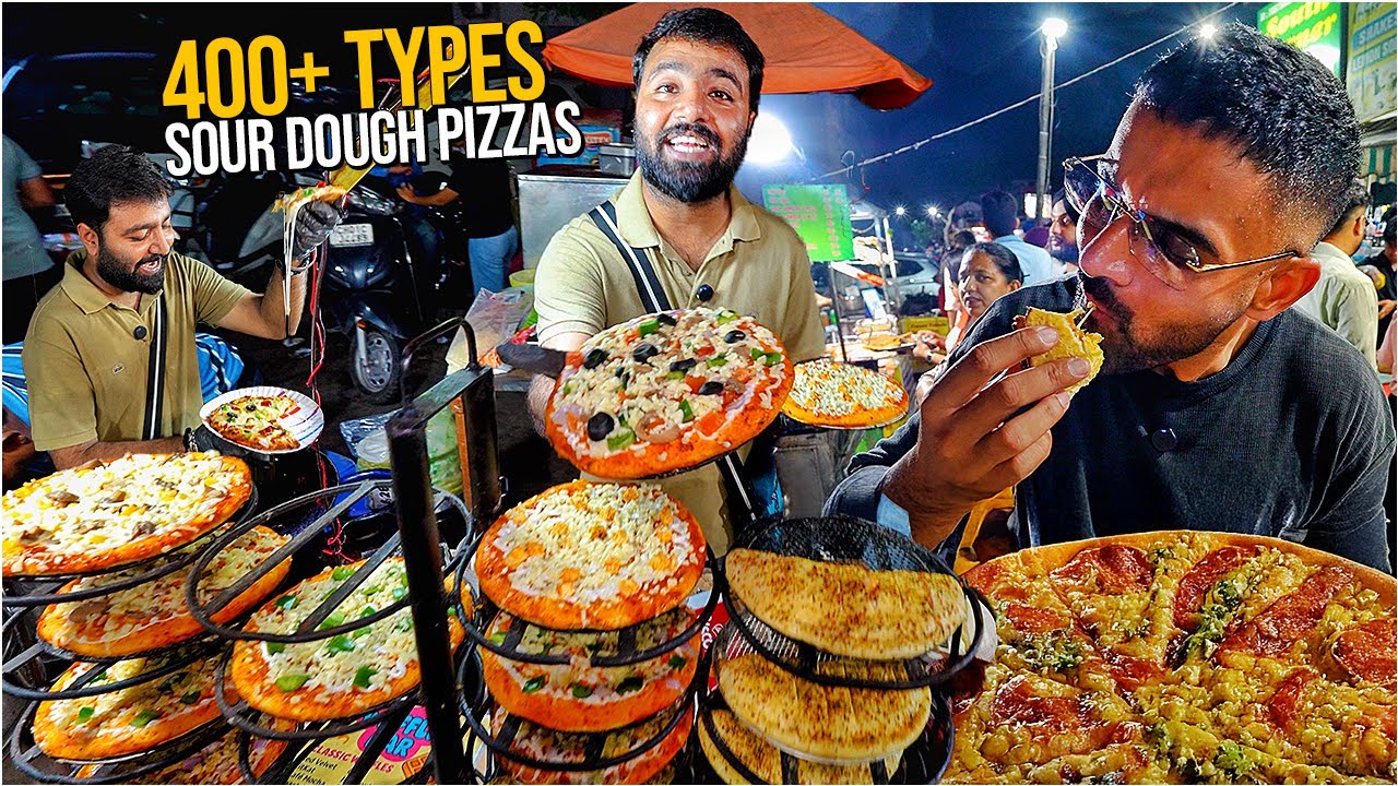 Tried CELEBRITIES' Favorite Indian Street Food 400+ Sourdough Pizzas, Caramel Waffles, Black Dabeli