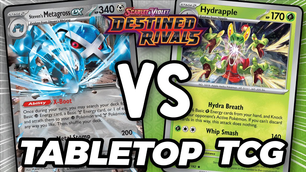 Can Steven's Metagross ex Defeat Hydrapple in this Destined Rivals Tabletop Match!?
