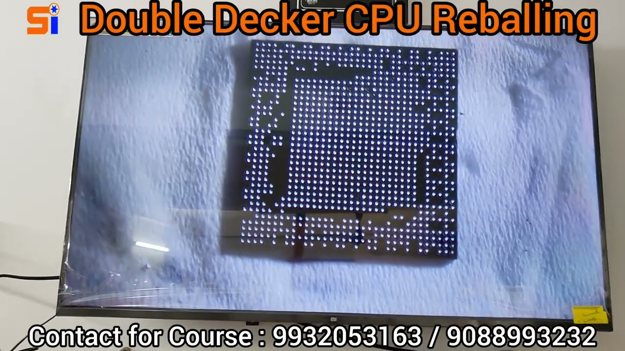 MediaTek Double Decker CPU  Reballing ll Part-2 ll Si MobiCare