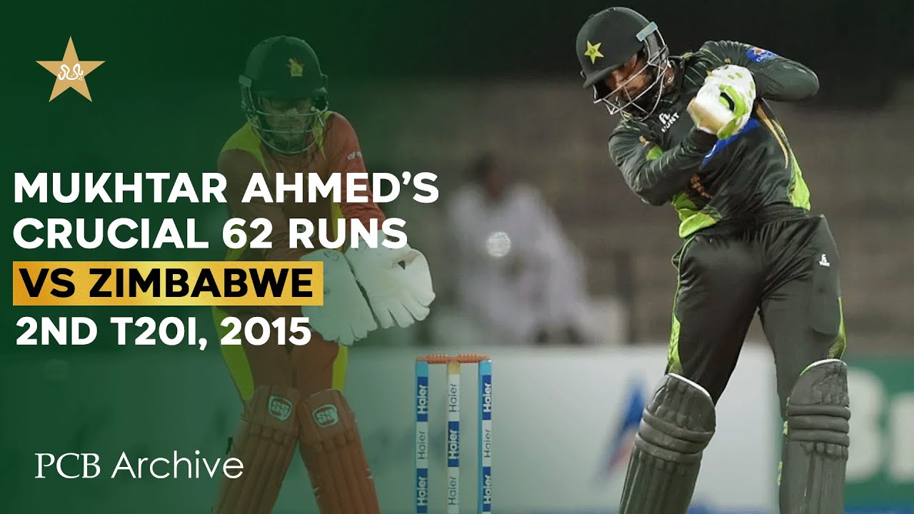 PCB Archive - Crucial 6️⃣2️⃣ Runs From Mukhtar Ahmed | PAK vs ZIM 2nd T20I, 2015 | M3C2A