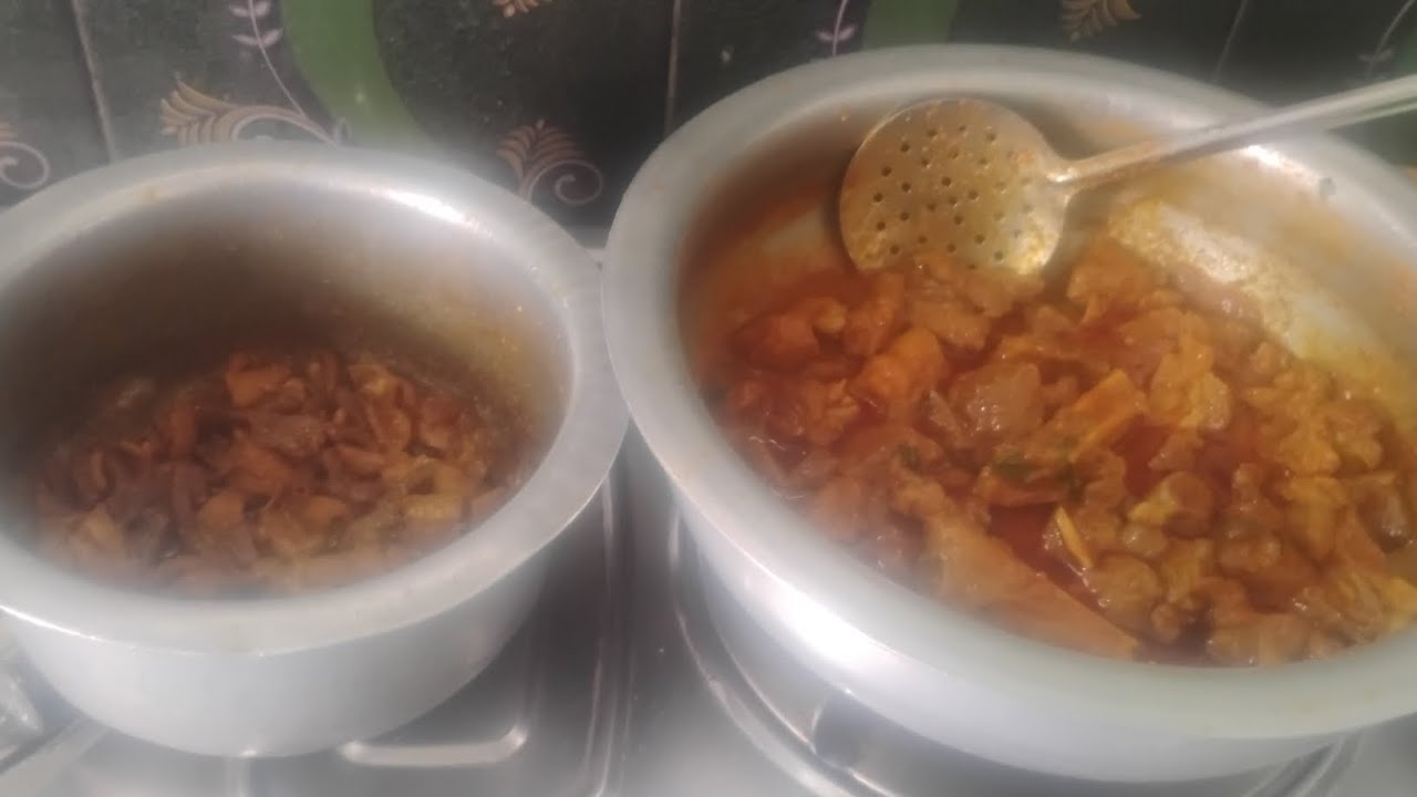  తెలంగాణ స్టైల్!బోటి ఫ్రై! 🥰మటన్ కూర 😍😋nonveg receipes