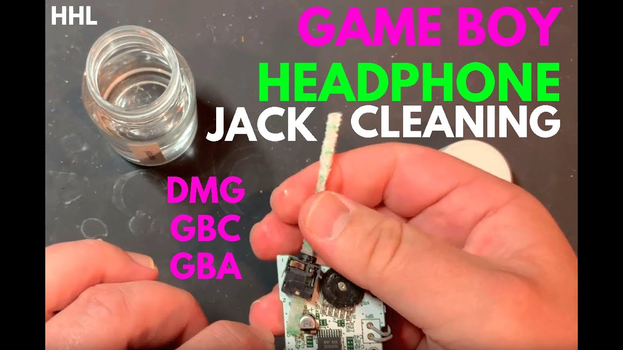 Game Boy Headphone Jack Cleaning (DMG, Advance, Color, etc)