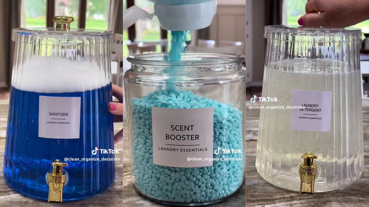 ASMR Laundry Refill and Restock TikTok Compilation pt. 24 🧺✨