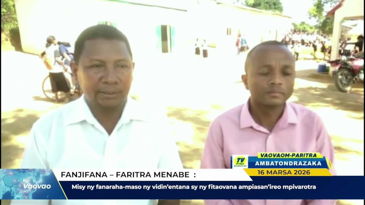 NY VAOVAOM-PARITRA DU 16 MARS 2026 BY TV PLUS MADAGASCAR