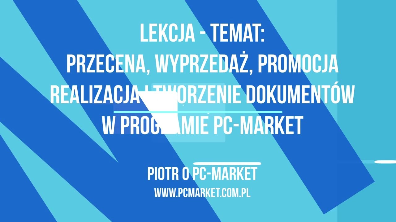 Przecena, Wyprzedaż, Promocja w programie PC-MARKET :: FRAGMENT  Lekcji