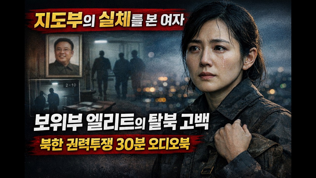'지도부의 실체를 본 여자'보위부 엘리트 30대 여성의 탈북 고백 | 북한 내부 권력투쟁 30분 오디오북