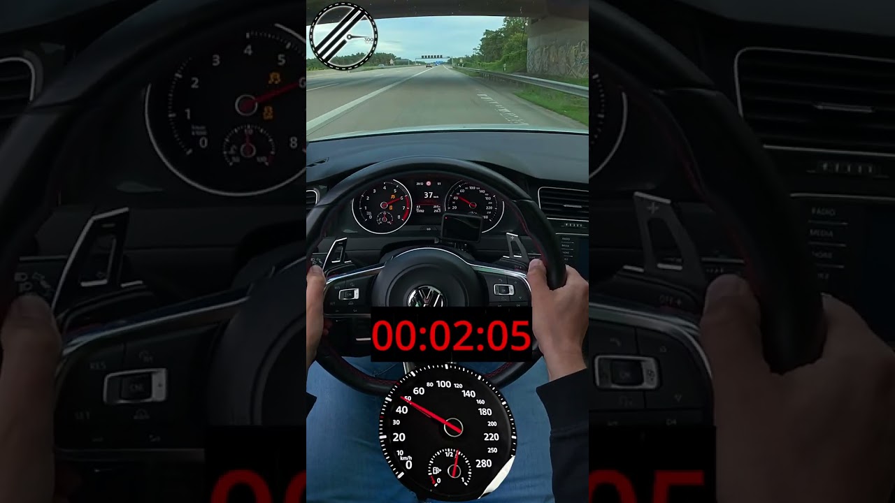 VW Golf 7 GTI Performance Stage 1 | 300+ PS | 0-100 kmh Launch Control