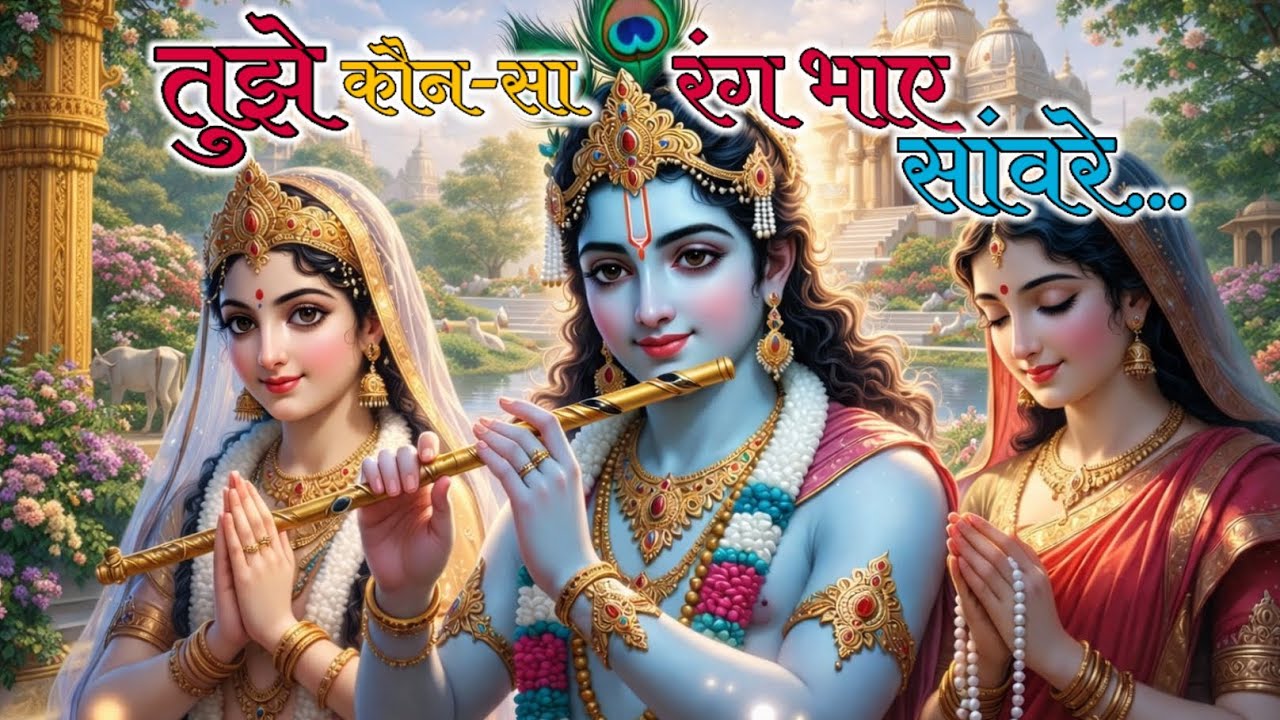 तुझे कौन सा रंग भाए सांवरे | Radha Meera Krishna| Bhakti song 2026 |krishna bhajan |radhe rani song 