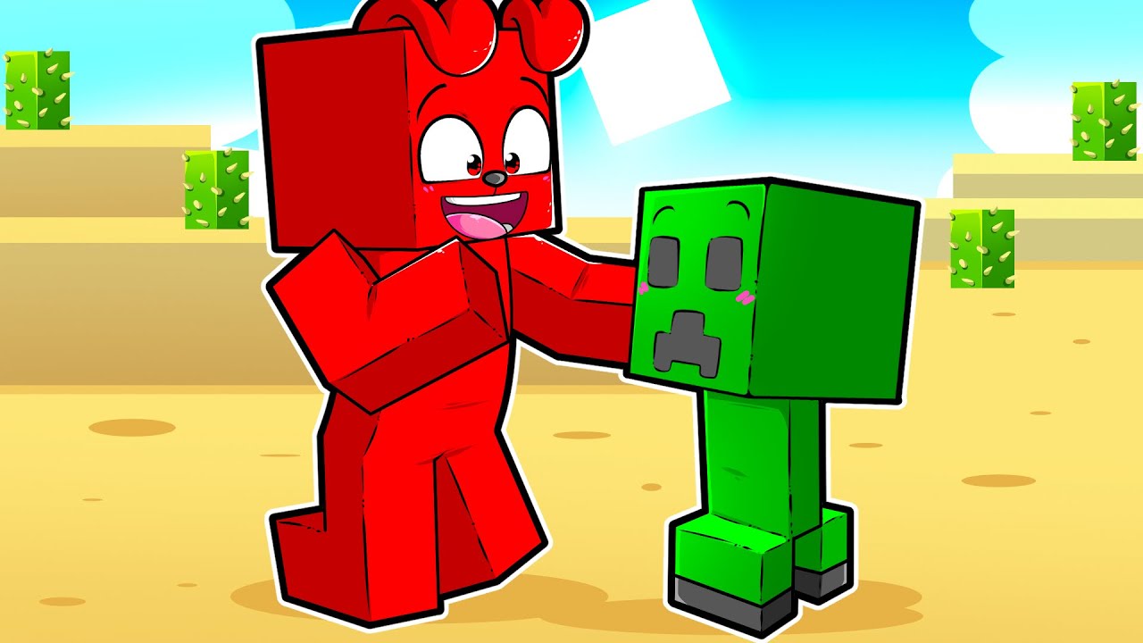 ADOPTOWAŁEM CREEPERA w Minecraft!