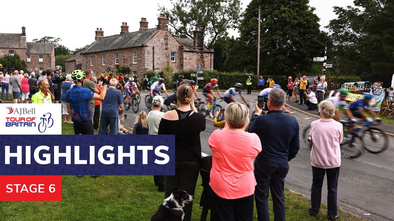 Тур Эй Джей Белла по Британии | Лучшие моменты шестого этапа 2021 года | Карлайл — Гейтсхед