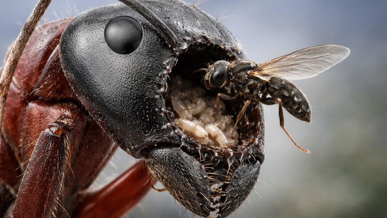 Мухи Против Муравьев: Новая Война Насекомых